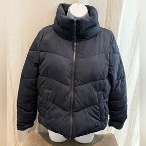 Abercrombie & Fitch Navy Puffer Jacket